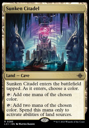 (285) Magic The Gathering The Lost Caverns of Ixalan Single: Sunken Citadel Rare