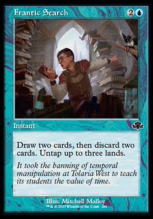 (285) Magic The Gathering Dominaria Remastered: Extras Single: Frantic Search Holo Common