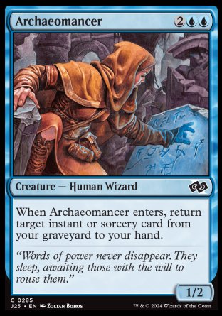 (285) Magic The Gathering Foundations Jumpstart Single: Archaeomancer Common