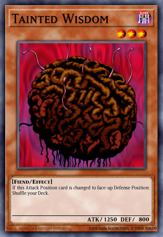 (EN081) YuGiOh TCG MRD: Metal Raiders Single: Tainted Wisdom (V.3 - Common)  Common