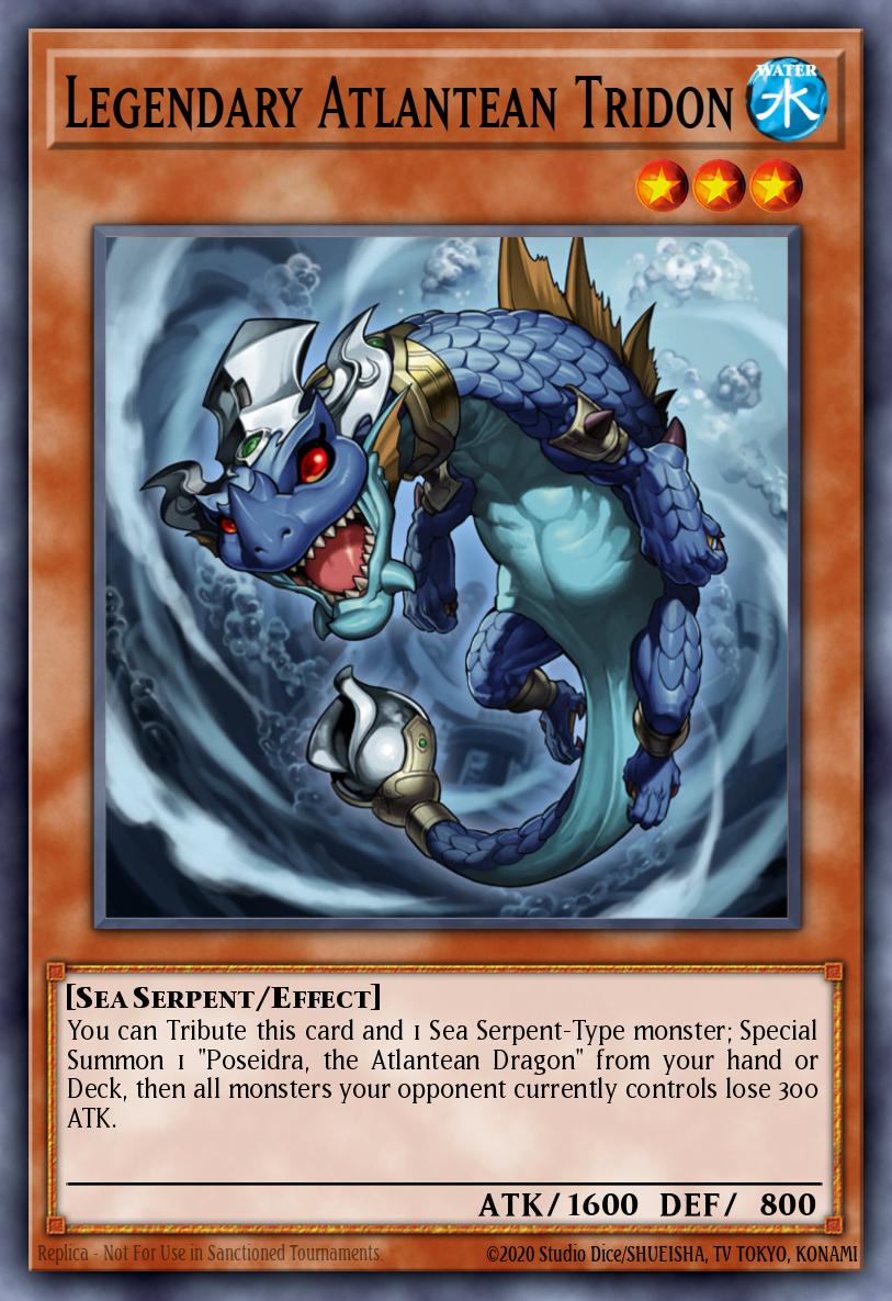 (019) YuGiOh TCG MP14: 2014 Mega-Tins Mega-Pack Single: Legendary Atlantean Tridon Common