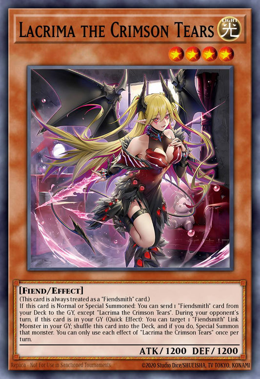 (100) YuGiOh TCG MP25: 2025 Mega-Pack Tin Single: Lacrima the Crimson Tears  Secret Rare