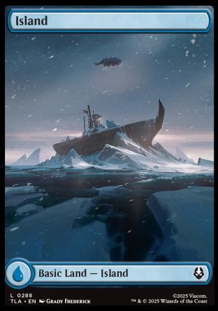 (288) Magic The Gathering Magic: The Gathering | Avatar: The Last Airbender Single: Island (V.2) Land
