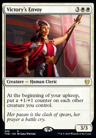 (289) Magic The Gathering Theros Beyond Death: Extras Single: Victory's Envoy Rare