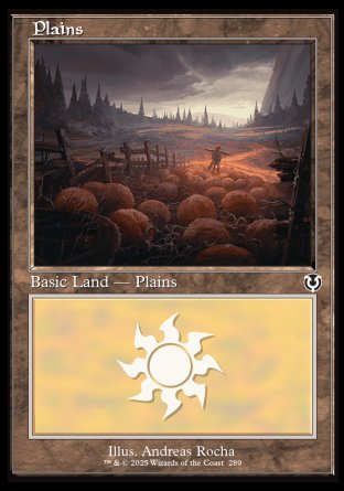(289) Magic The Gathering Innistrad Remastered Single: Plains (V.2) Land