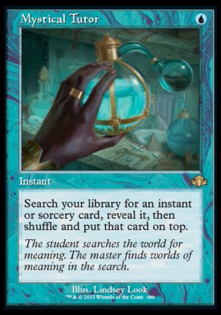 (289) Magic The Gathering Dominaria Remastered: Extras Single: Mystical Tutor (V.1) Holo Rare