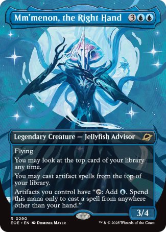 (290) Magic The Gathering Edge of Eternities: Extras Single: Mm'menon, the Right Hand Rare