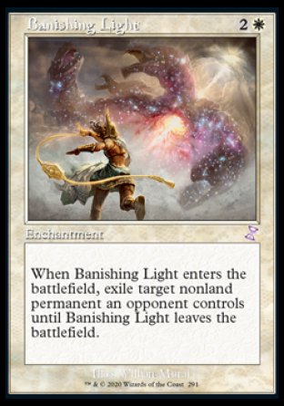 (291) Magic The Gathering Time Spiral Remastered: Extras Single: Banishing Light Holo Time Shifted