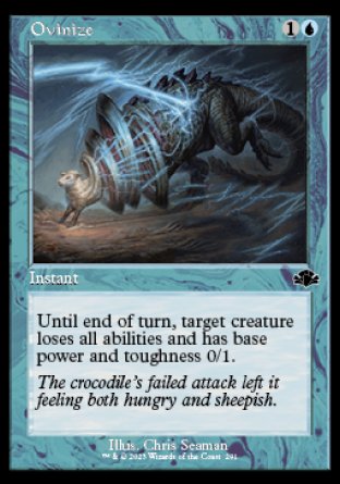 (291) Magic The Gathering Dominaria Remastered: Extras Single: Ovinize Holo Common
