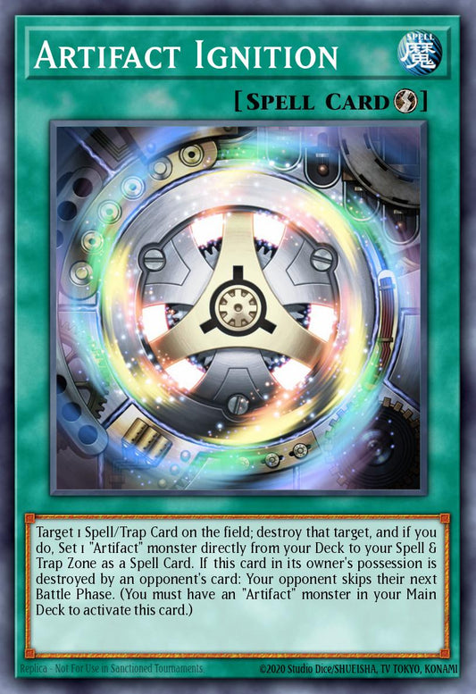 (060) YuGiOh TCG PRIO: Primal Origin Single: Artifact Ignition  Ultra Rare