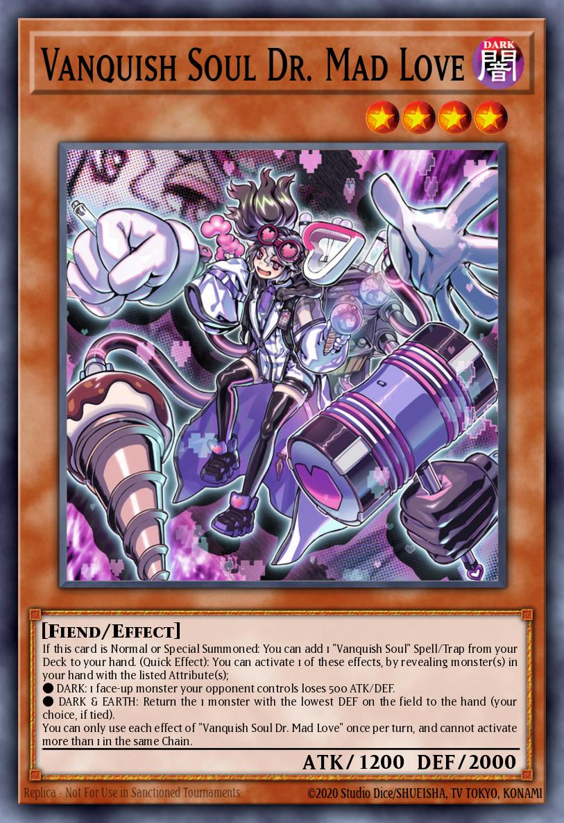 (019) YuGiOh TCG WISU: Wild Survivors Single: Vanquish Soul Dr. Mad Love (V.2 - Collectors Rare) Collectors Rare