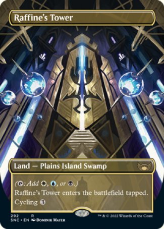 (292) Magic The Gathering Streets of New Capenna: Extras Single: Raffine's Tower (V.1) Rare