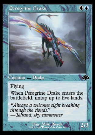 (292) Magic The Gathering Dominaria Remastered: Extras Single: Peregrine Drake Common
