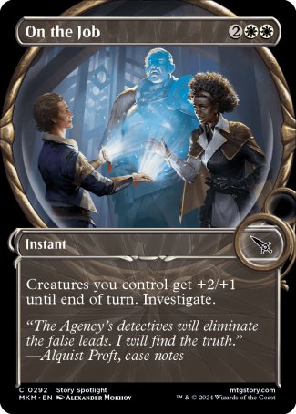 (292) Magic The Gathering Murders at Karlov Manor: Extras Single: On the Job Common