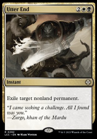 (292) Magic The Gathering Commander: The Lost Caverns of Ixalan Single: Utter End Rare