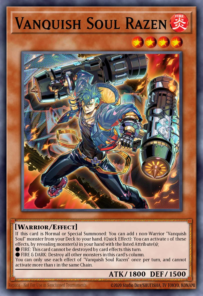 (016) YuGiOh TCG WISU: Wild Survivors Single: Vanquish Soul Razen (V.1 - Ultra Rare) Ultra Rare