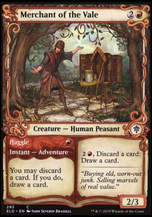 (293) Magic The Gathering Throne of Eldraine: Extras Single: Merchant of the Vale // Haggle Common