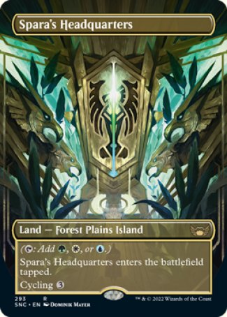 (293) Magic The Gathering Streets of New Capenna: Extras Single: Spara's Headquarters (V.1) Rare