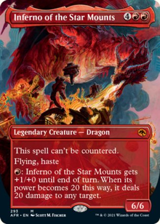 (293) Magic The Gathering Adventures in the Forgotten Realms: Extras Single: Inferno of the Star Mounts Mythic
