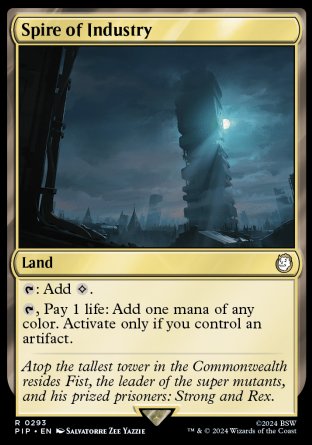 (293) Magic The Gathering Universes Beyond: Fallout Single: Spire of Industry Rare