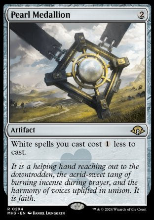 (294) Magic The Gathering Modern Horizons 3 Single: Pearl Medallion Rare