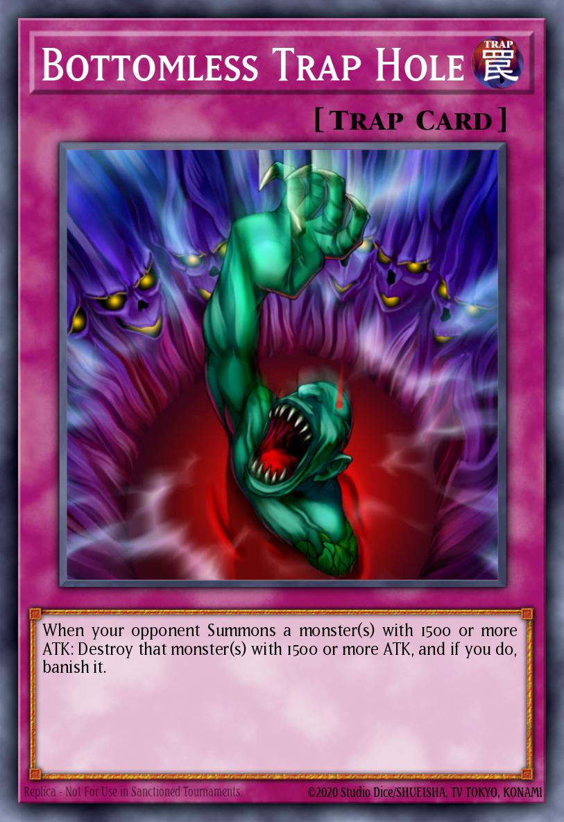 (181) YuGiOh TCG LCYW: Legendary Collection 3: Mega Pack Single: Bottomless Trap Hole Ultra Rare