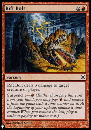 (176) Magic The Gathering The List Single: Rift Bolt Common