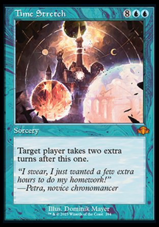 (294) Magic The Gathering Dominaria Remastered: Extras Single: Time Stretch (V.1) Mythic