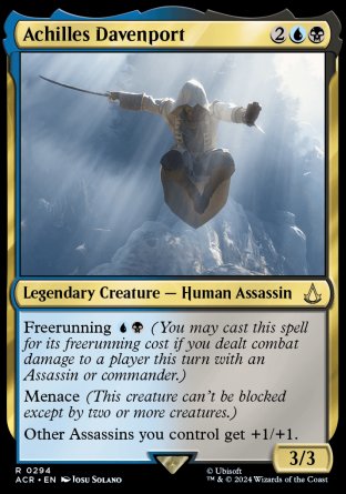 (294) Magic The Gathering Universes Beyond: Assassin's Creed: Extras Single: Achilles Davenport Rare