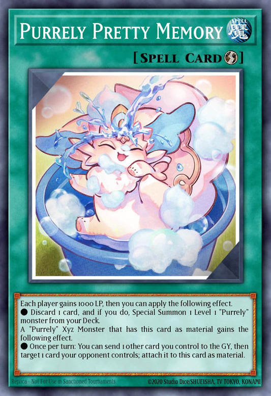 (072) YuGiOh TCG RA02: 25th Anniversary Rarity Collection II Single: Purrely Pretty Memory (V.6 - Collectors Rare)  Collectors Rare