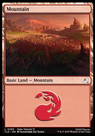 (295) Magic The Gathering Magic: The Gathering | Avatar: The Last Airbender: Eternal Single: Mountain (V.7) Land