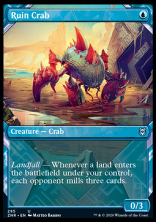 (295) Magic The Gathering Zendikar Rising: Extras Single: Ruin Crab Holo Uncommon