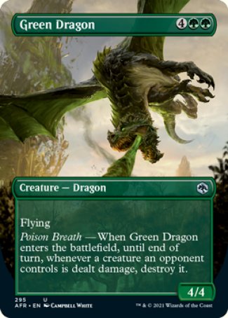 (295) Magic The Gathering Adventures in the Forgotten Realms: Extras Single: Green Dragon Uncommon
