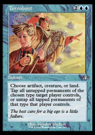 (295) Magic The Gathering Dominaria Remastered: Extras Single: Turnabout Uncommon