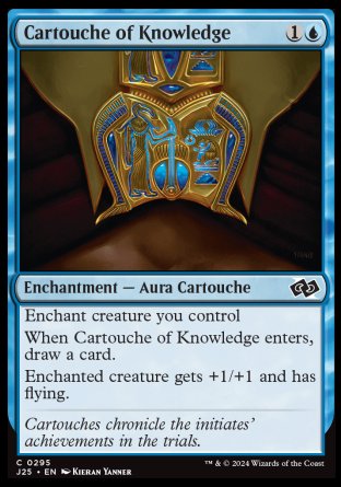 (295) Magic The Gathering Foundations Jumpstart Single: Cartouche of Knowledge Common