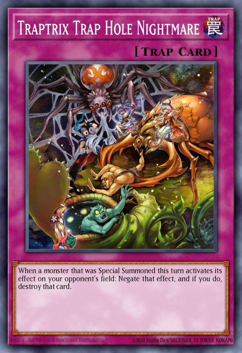 (110) YuGiOh TCG MP14: 2014 Mega-Tins Mega-Pack Single: Traptrix Trap Hole Nightmare Super Rare