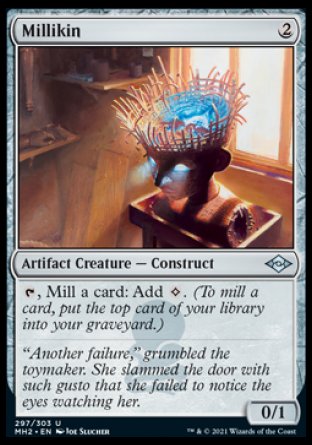 (297) Magic The Gathering Modern Horizons 2 Single: Millikin (V.1) Holo Uncommon