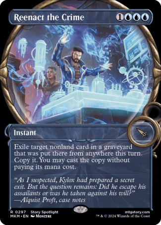 (297) Magic The Gathering Murders at Karlov Manor: Extras Single: Reenact the Crime Holo Rare