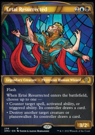 (298) Magic The Gathering Dominaria United: Extras Single: Ertai Resurrected (V.1) Holo Rare