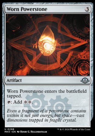 (298) Magic The Gathering Modern Horizons 3 Single: Worn Powerstone Holo Uncommon