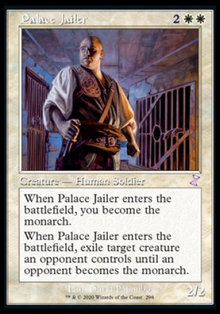 (298) Magic The Gathering Time Spiral Remastered: Extras Single: Palace Jailer Holo Time Shifted