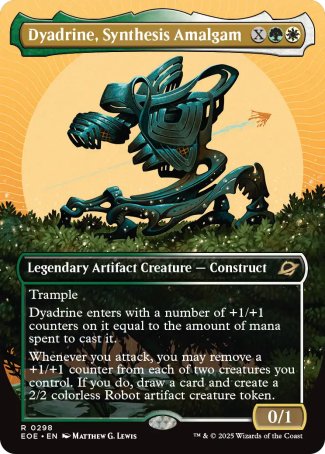 (298) Magic The Gathering Edge of Eternities: Extras Single: Dyadrine, Synthesis Amalgam Rare