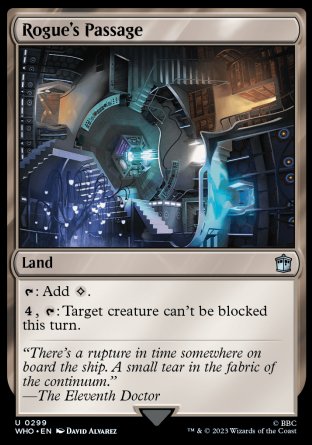 (299) Magic The Gathering Universes Beyond: Doctor Who Single: Rogue's Passage Uncommon