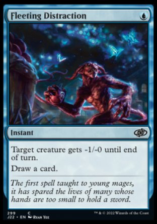 (299) Magic The Gathering Jumpstart 2022 Single: Fleeting Distraction Common