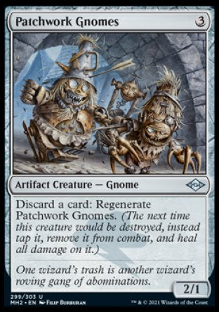 (299) Magic The Gathering Modern Horizons 2 Single: Patchwork Gnomes (V.1) Uncommon