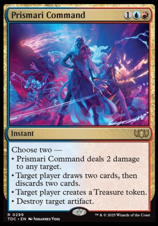(299) Magic The Gathering Commander: Tarkir: Dragonstorm Single: Prismari Command Rare