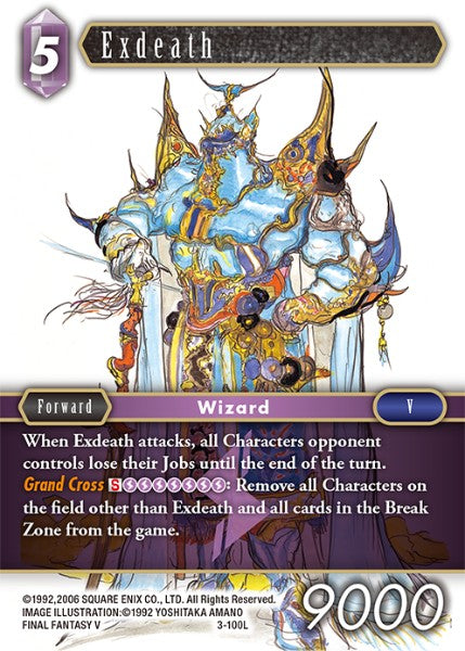 (100) Final Fantasy TCG Opus III Single: Exdeath (3-100) Legend