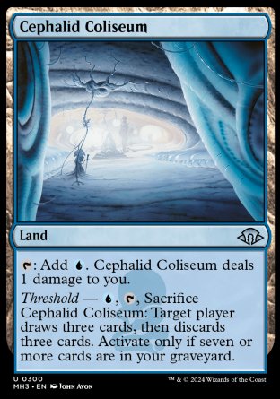 (300) Magic The Gathering Modern Horizons 3 Single: Cephalid Coliseum Uncommon