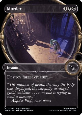 (300) Magic The Gathering Murders at Karlov Manor: Extras Single: Murder Common
