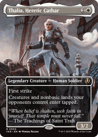 (300) Magic The Gathering Innistrad Remastered: Extras Single: Thalia, Heretic Cathar (V.1) Rare